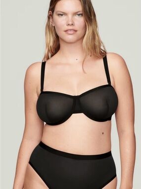 CUUP The Balconette (black) NWT